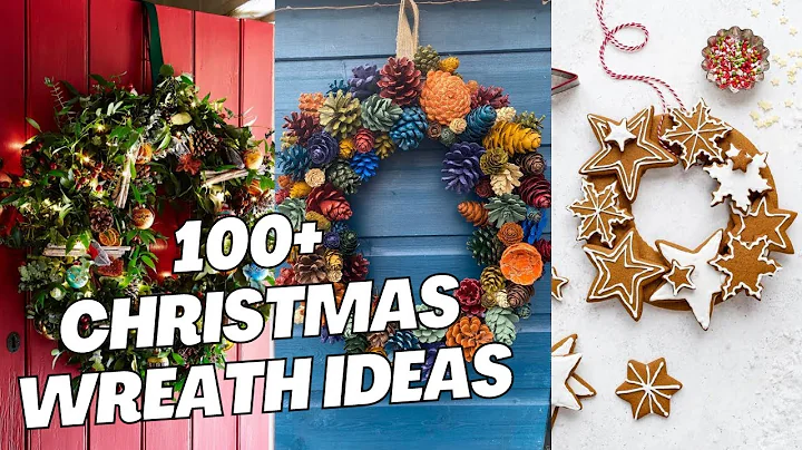 100+ Christmas Wreath Ideas and Inspirations.Christmas Wreath DIY Idea and Decorations.
