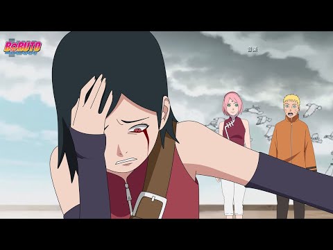 🇧🇷 Sarada DESPERTA O MANGEKYOU e Convence o Sasuke 🥶, Boruto #naru