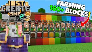 I Built The Ultimate DYE FACTORY in Minecraft Create Mod! Just Create Ep11!