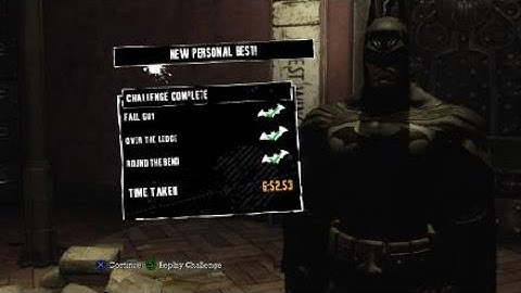 Batman: Return to Arkham - Arkham Asylum - Challenge Mode Record Breaker