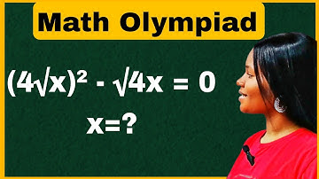 Math Olympiad|solve for x| Exponential problem.
