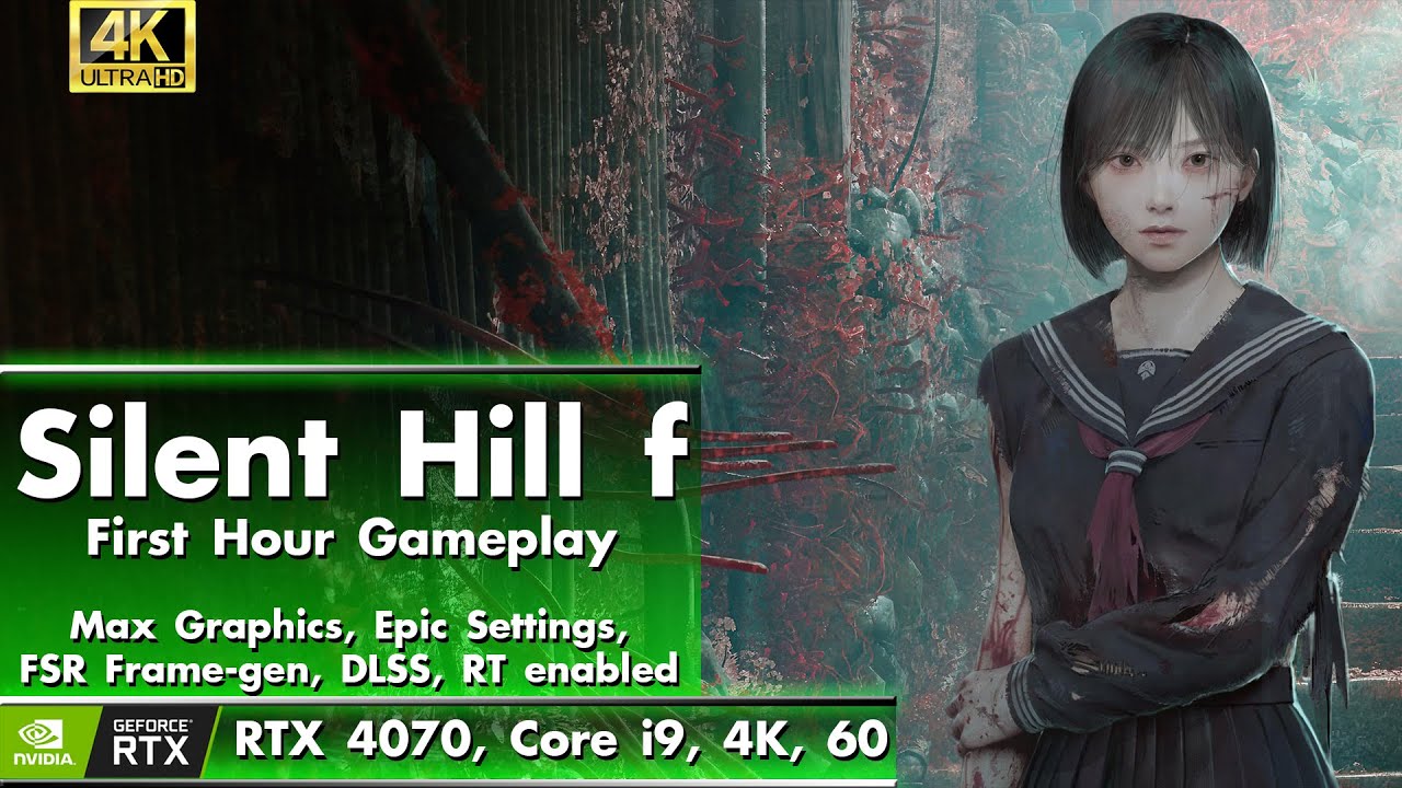 Silent Hill f - First Hour Gameplay  (RTX 4070, Core i9, 4K, 60fps)