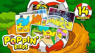 Days of the Week Song +More Nursery Rhymes & Kids Songs / POPPIN' BIRDS