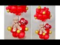 Floating Teddy Bear Balloon Decorations for Anniversary