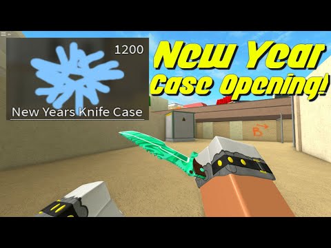 New Year Knife Case Opening Counter Blox Youtube - knife on second case counter blox roblox offensive