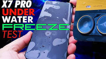 Poco X7 Pro Waterproof Damage Test  - 1hr Freeze Underwater Test Survival Rate?