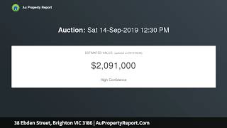 38 Ebden Street, Brighton VIC 3186 | AuPropertyReport.Com
