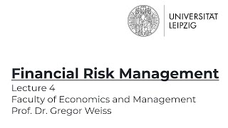Financial Risk Management - Summer Term 2021 - Lecture 4 News