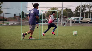 Object tracking and detection demo bounding boxes only updated