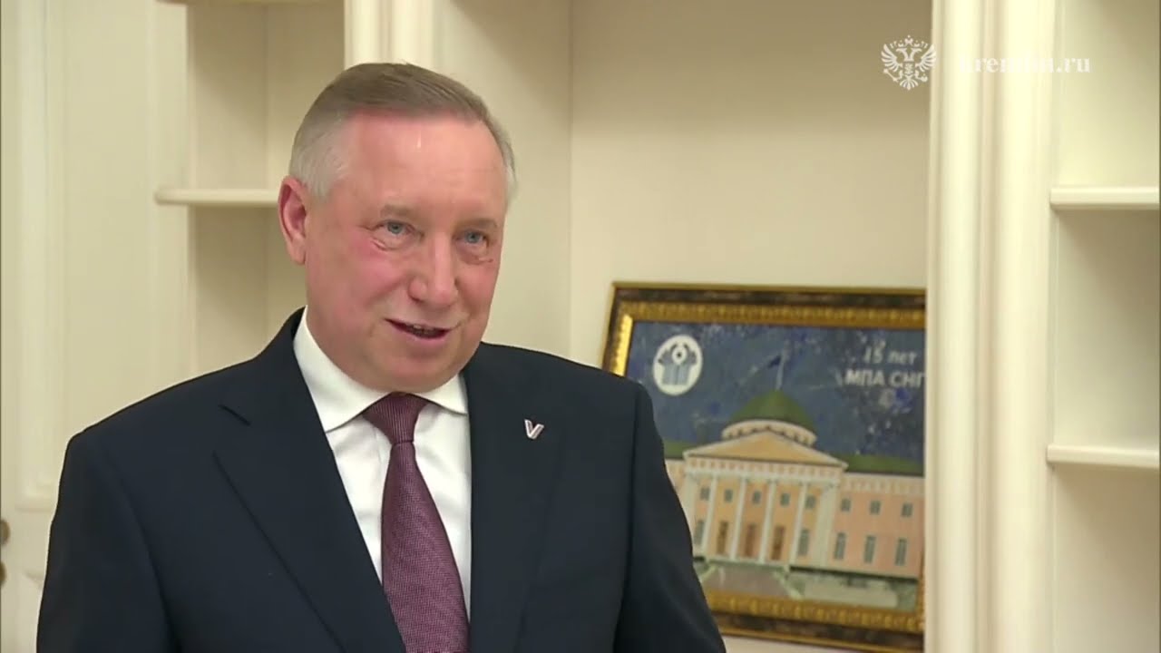 Владимир Путин поддержал Александра Беглова на выборах губернатора Санкт-Петербурга