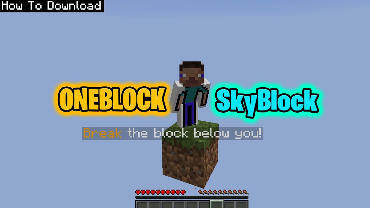 How To Download OneBlock SkyBlock - YouTube