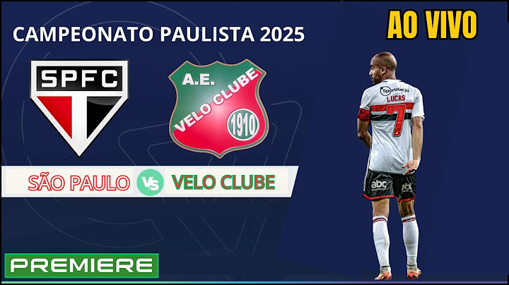 SÃO PAULO 3 X 3 VELO CLUBE MELHORES MOMENTOS
