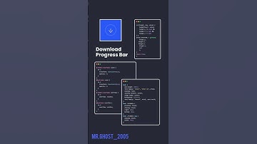 Downloade progress bar #animation using #html #css |@mr.ghost_2005 #viral #shorts #trending #skill