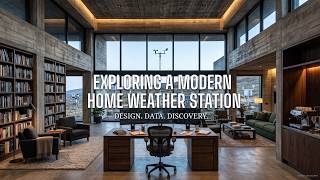 Exploring a Modern Home Weather Station | Brutalist Lab Ambience for Deep Work & Focus screenshot 4