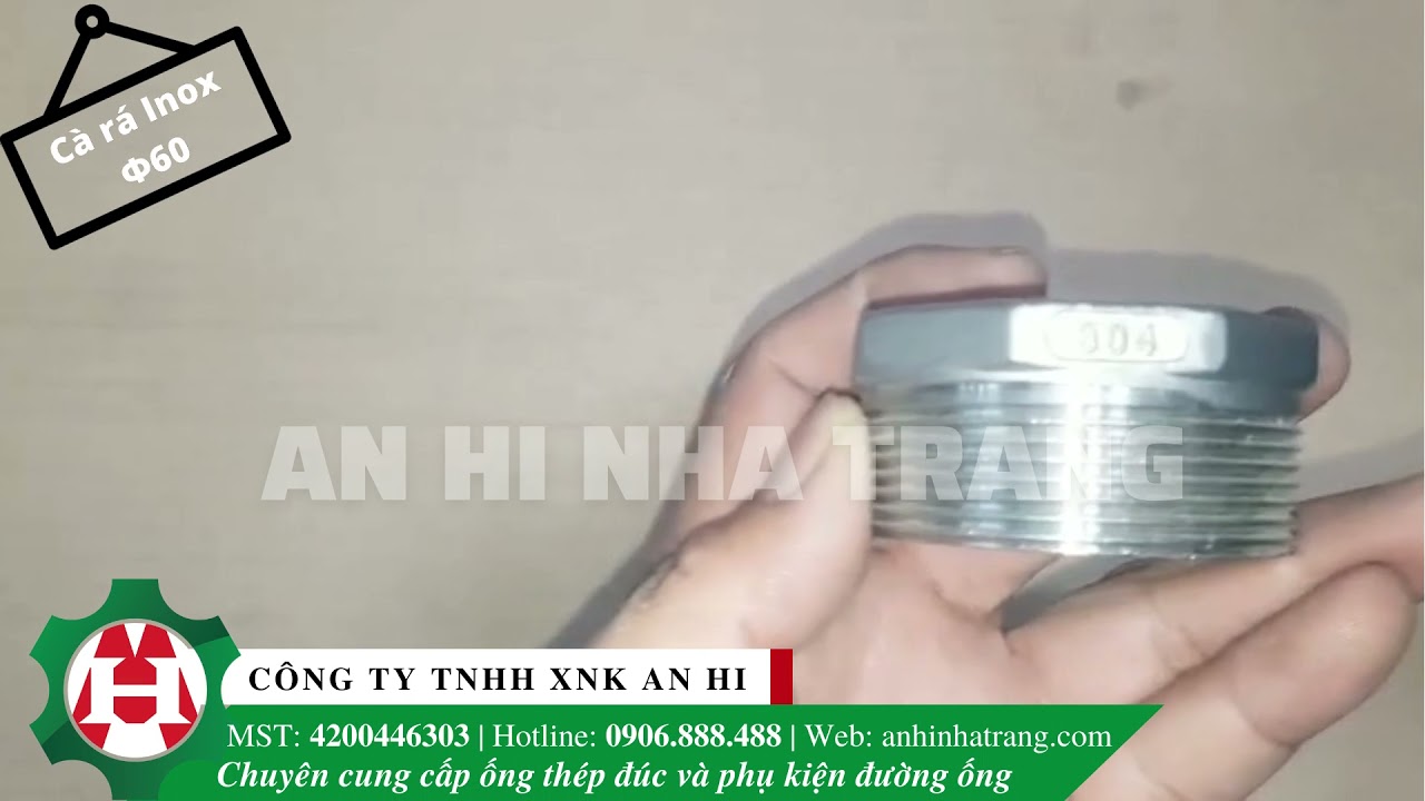 CÀ RÁ INOX PHI 60 - YouTube