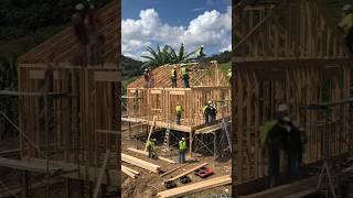 🏠 Reverse-Engineered Transformation (Backyard + Cottage Build) 🏗️🏡 #shorts #viral #home