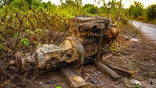 Extreme Diesel 4-Cylinder Engine Restoration | Severely Rusted Truck Engine Fully Rebuilt Again