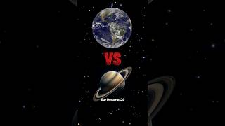 EARTH VS SATURN 🌍🪐