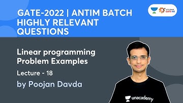 L 18 | Linear Programming Problem Examples | ANTIM BATCH 2022 | Davda Poojan