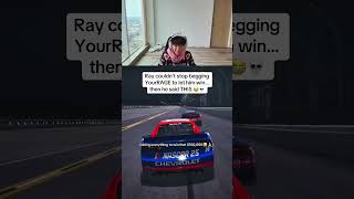 Ray couldn’t stop begging YourRAGE to let him win… then he said THIS 😭💀 NASCAR 25
