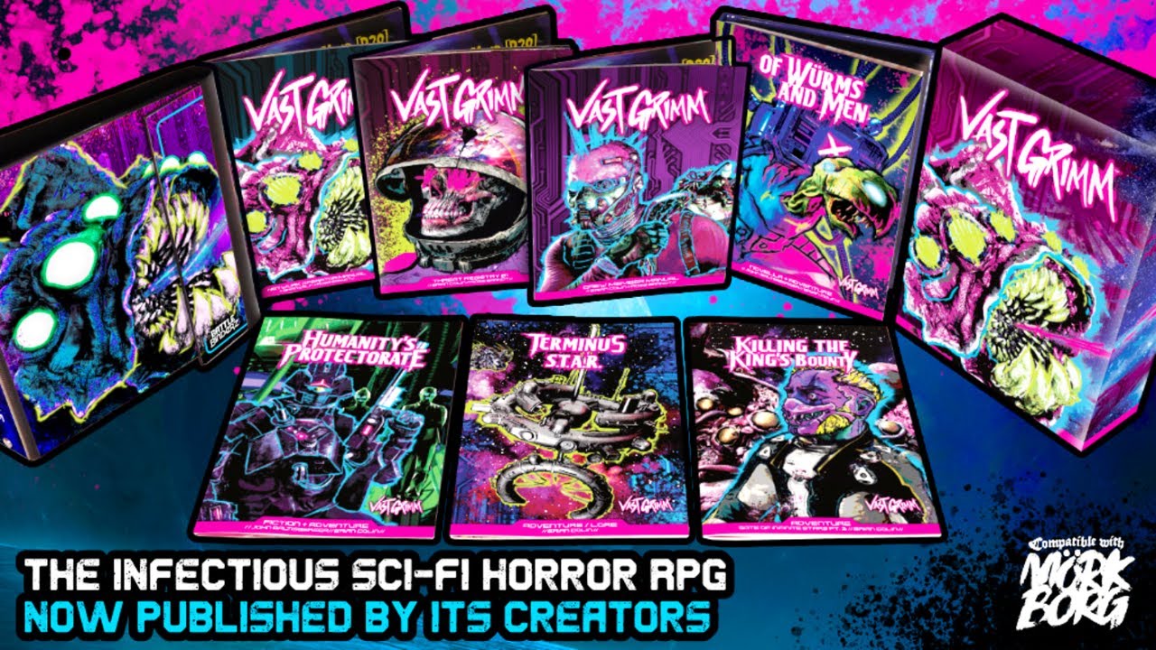 Vast Grimm: Escaping Stasis — новый Kickstarter! Новые правила + 5 бонусных журналов!