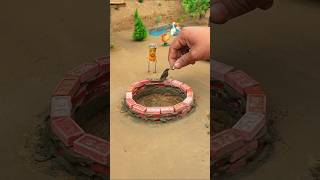 DIY Mini Water Well: Saving The Little Cow! 🏗️🐄