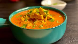 Kathiyawadi Dhokli nu Shaak | Patodi Ki Sabji | इस तरह से बढ़िया बेसन ढोकली सब्ज़ी बनाएँ