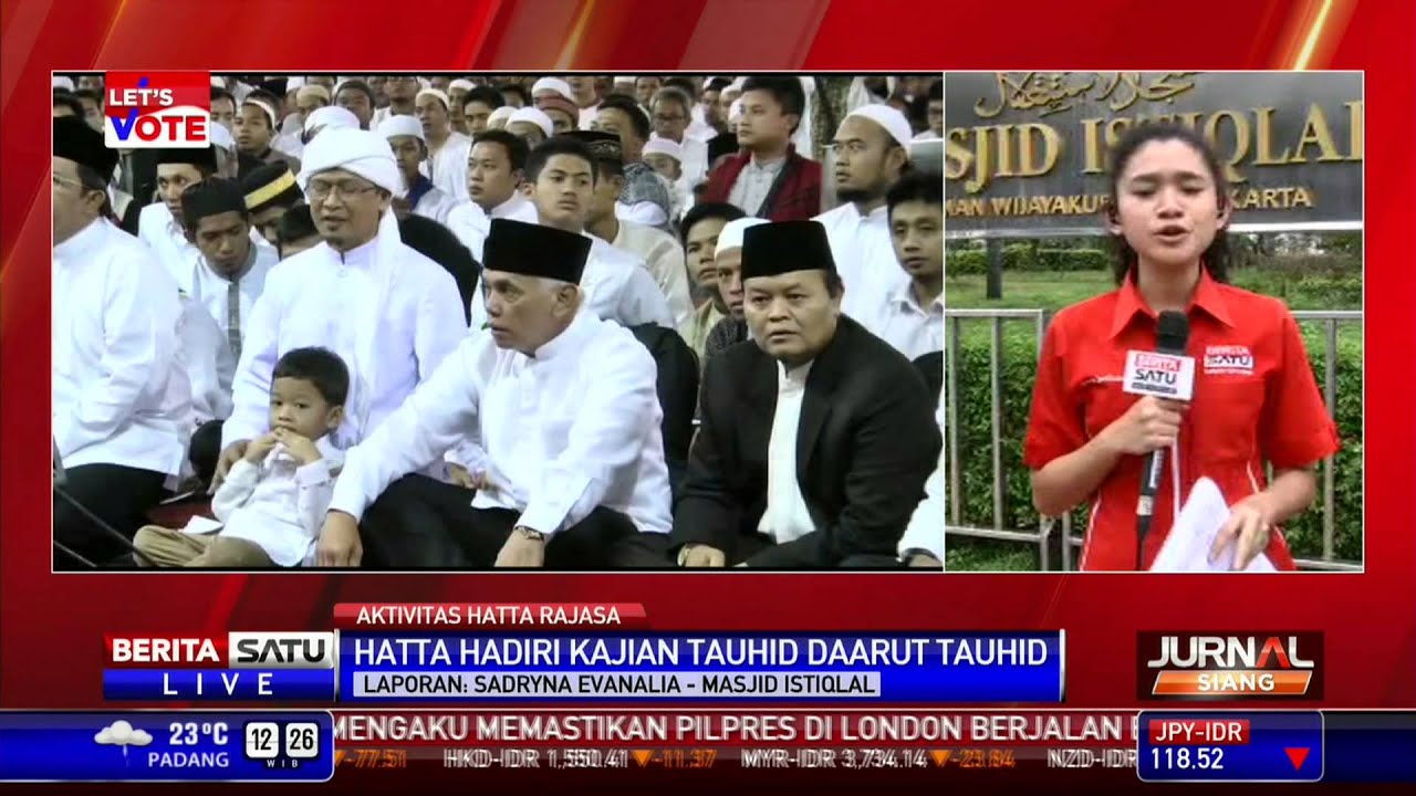 Hatta Rajasa Hadiri Tabligh Akbar Aa Gym - YouTube