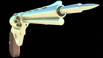 Process of modeling a revolver gun (Autodesk Maya)