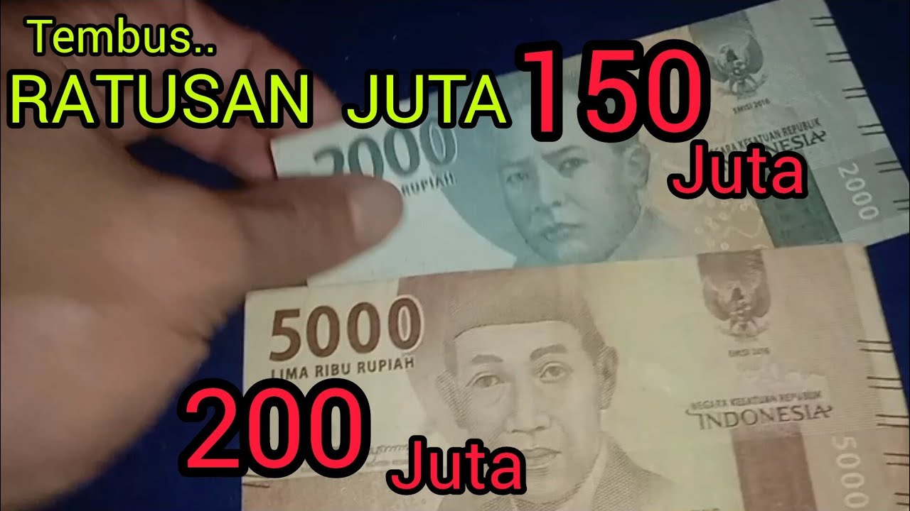 tembus RATUSAN JUTA ⁉️ harga uang 2000 dan 5000 rupiah, auto KAYA RAYA ...