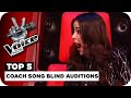 TOP 5 COACH SONG BLIND AUDITIONS | The Voice Kids