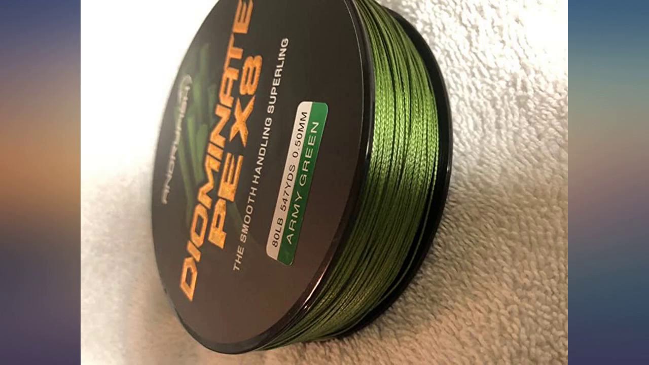 ANGRYFISH 8 Strands Braided Fishing LineExcellent Tensile SmoothSuper