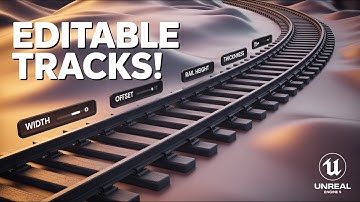 How to Create Procedural Railway Tracks in UE5 (PCG Tutorial)