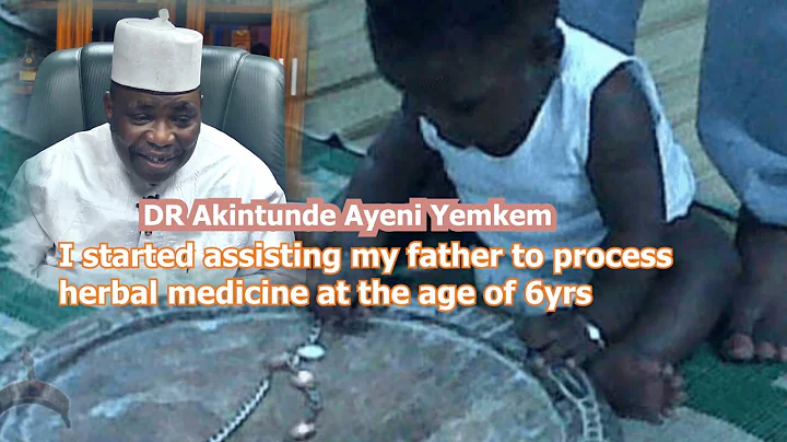 I started assisting my father to process herbal medicine at the age of 6yrs. #isese #trending