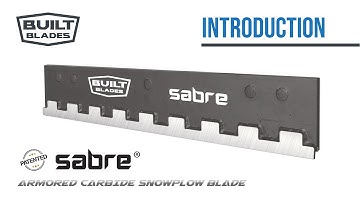 Built Blades Sabre Armored Carbide Snowplow Blade