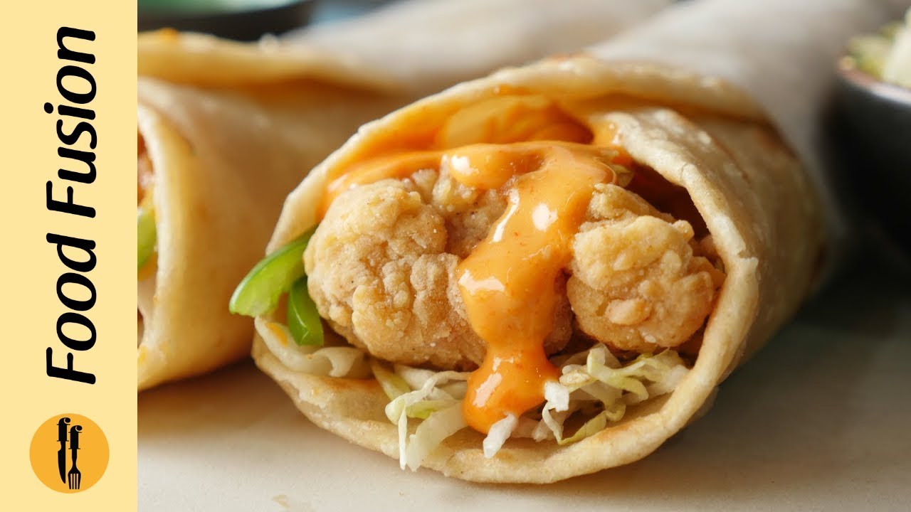Crispy Chicken Paratha Roll Recipe By Food Fusion (Ramzan Special Recipe)