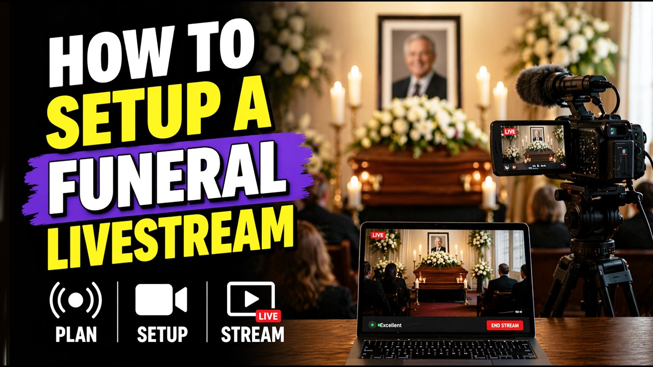 How To Setup A Funeral Livestream - YouTube