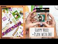 Awesome Autumn Happy Mail + Halloween Pocket Traveler's Notebook Plan with Me | Shine Sticker Studio