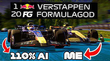I BEAT 110% AI From LAST TO FIRST On F1 24