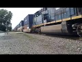 Train almost hits person at Chesterton, IN!