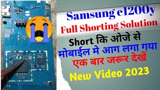 Samsung e1200y full short problem | samsung e1200y dead solution | samsung e1200y full short + dead