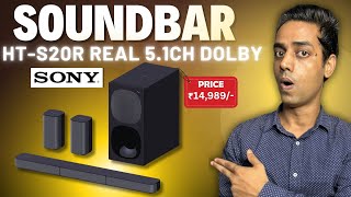 Sony HT S20R Real 5.1ch Dolby Digital Soundbar | Best Soundbar Under 15000