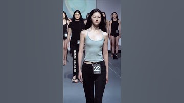 2025 SpringSummer China International Fashion Week Model Selection Beijing Fashion Show Model...