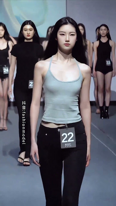 2025 SpringSummer China International Fashion Week Model Selection Beijing Fashion Show Model...