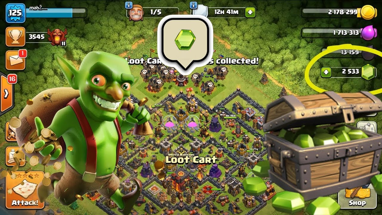 How To Get Free Gems In Clash OF Clans Without Hack With Proof (ios,apk) - 