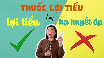 Tại sao thuốc lợi tiểu lại có tác dụng hạ huyết áp? | Trò chuyện cùng dược sĩ