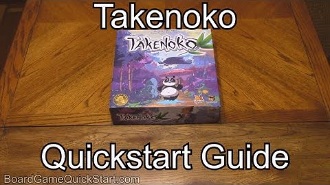 Takenoko QuickStart Guide Rules