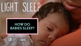 How Do Babies Sleep? | Texas WIC Provides Breastfeeding Support  | BreastmilkCounts.com