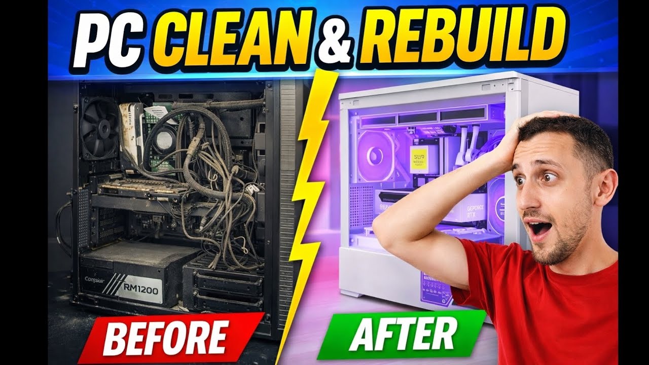 How to Properly Clean & Rebuild Your Gaming PC (2026 Guide)