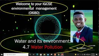 WATER POLLUTION IGCSE ENVIRONMENTAL MANAGEMENT CHAPTER 4